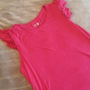 Ruff Hewn flutter sleeve tank medium